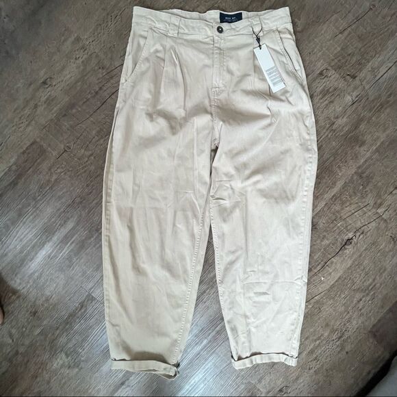 Noisy May Chino Fold-Up Ankle Pants - XL - Picture 1 of 6